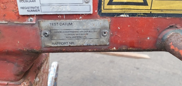 BSV pallethaak 2 ton
